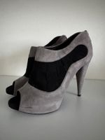 Bottines Christian Dior grises et noires