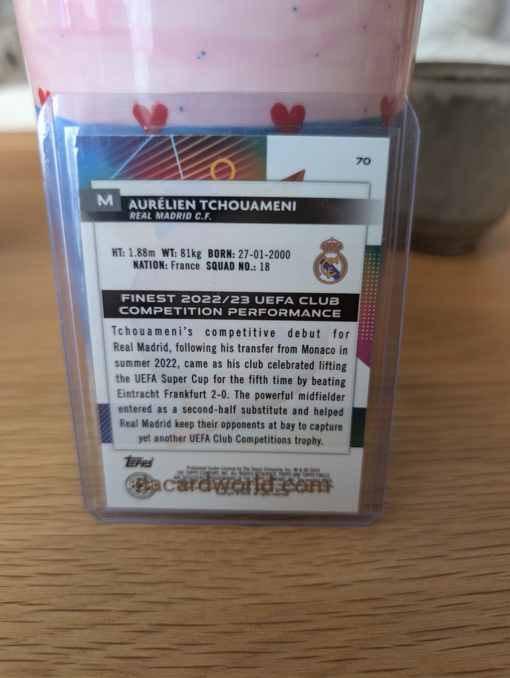 Topps Carte collezionabili: Aurelien Tchouameni Real Madrid Karte Topps 2022/23 059/125 – Usato da Zürich venduto da Brunsketti 1