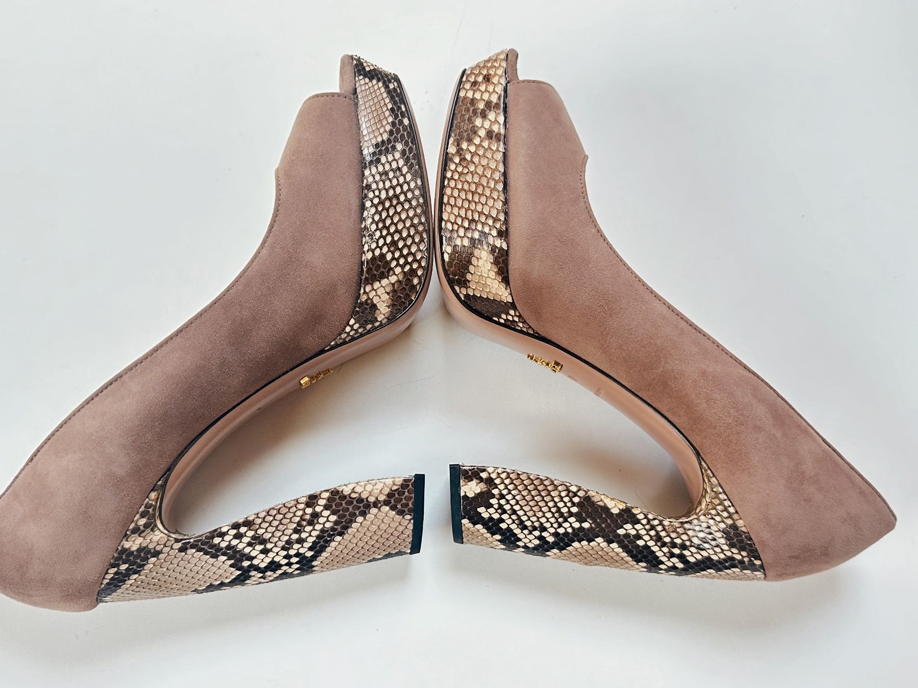 Prada Scarpe da donna: Prada Escarpins Suede/Pyton taille 40 – Usato da Vevey venduto da ledidream 1