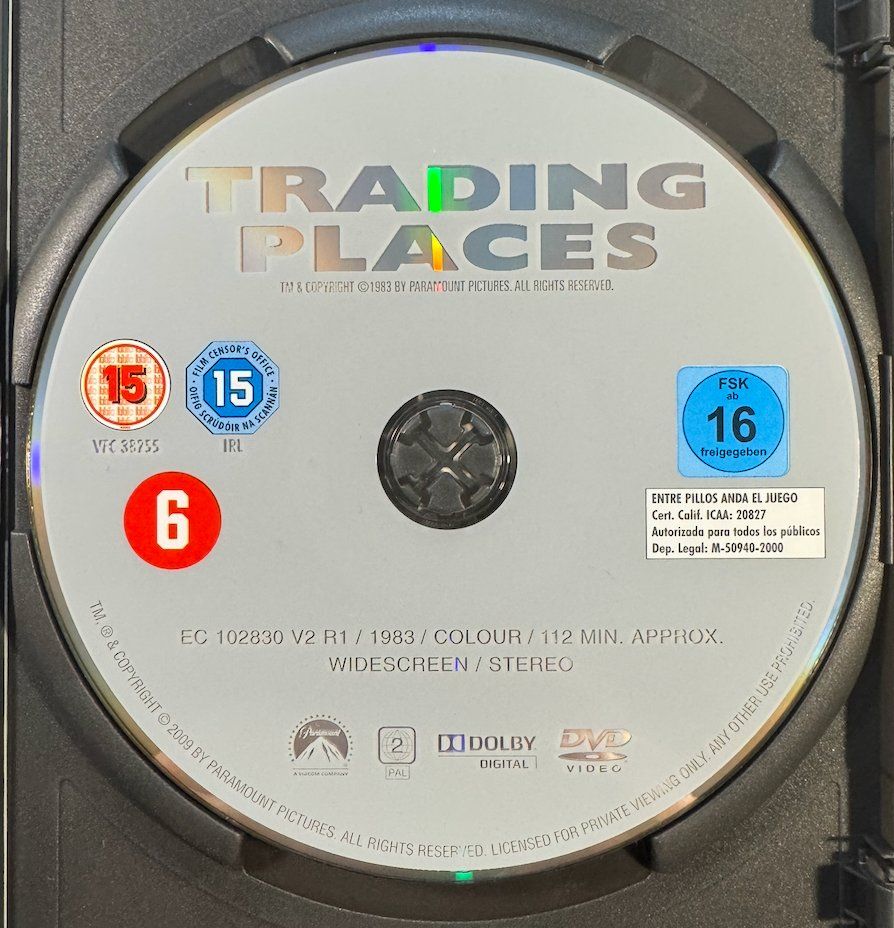 Alle DVDs: DVD DIE GLÜCKSRITTER - DAN AYKROYD - EDDIE MURPHY – Gebraucht aus Wisen von gigisna 1