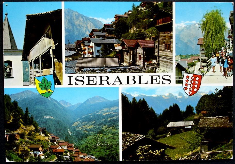 Cartoline postali: ISÉRABLES Valais – Usato da Jona venduto da philajona