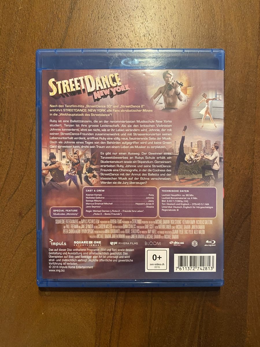Tutti i DVDs: Street Dance New York Bluray – Usato da Thunstetten venduto da Virus_33 2