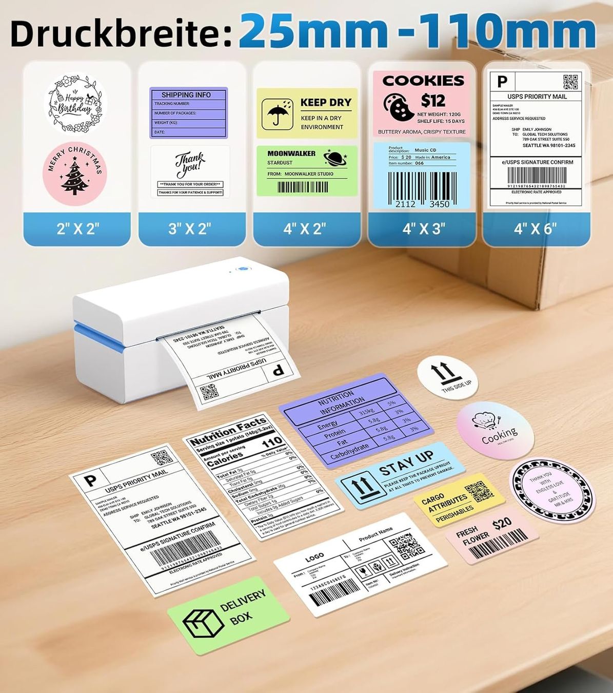 Imprimantes: Plus Etikettendrucker Bluetooth & USB 152mm/s – Neuf avec emballage d'origine à Suhr par SchnapperCH 2