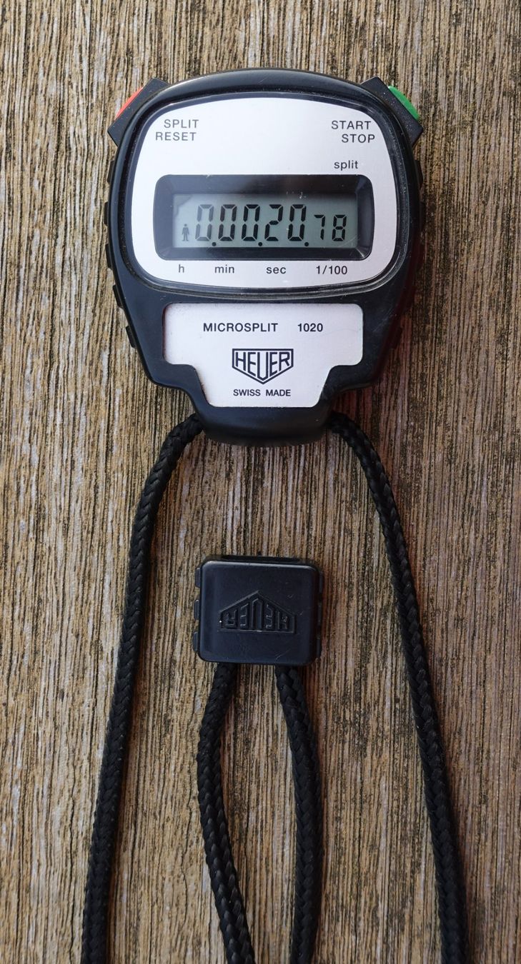 Tag Heuer Orologi: Heuer Microsplit 1020 – Usato da Einsiedeln venduto da Amselspitz49 2