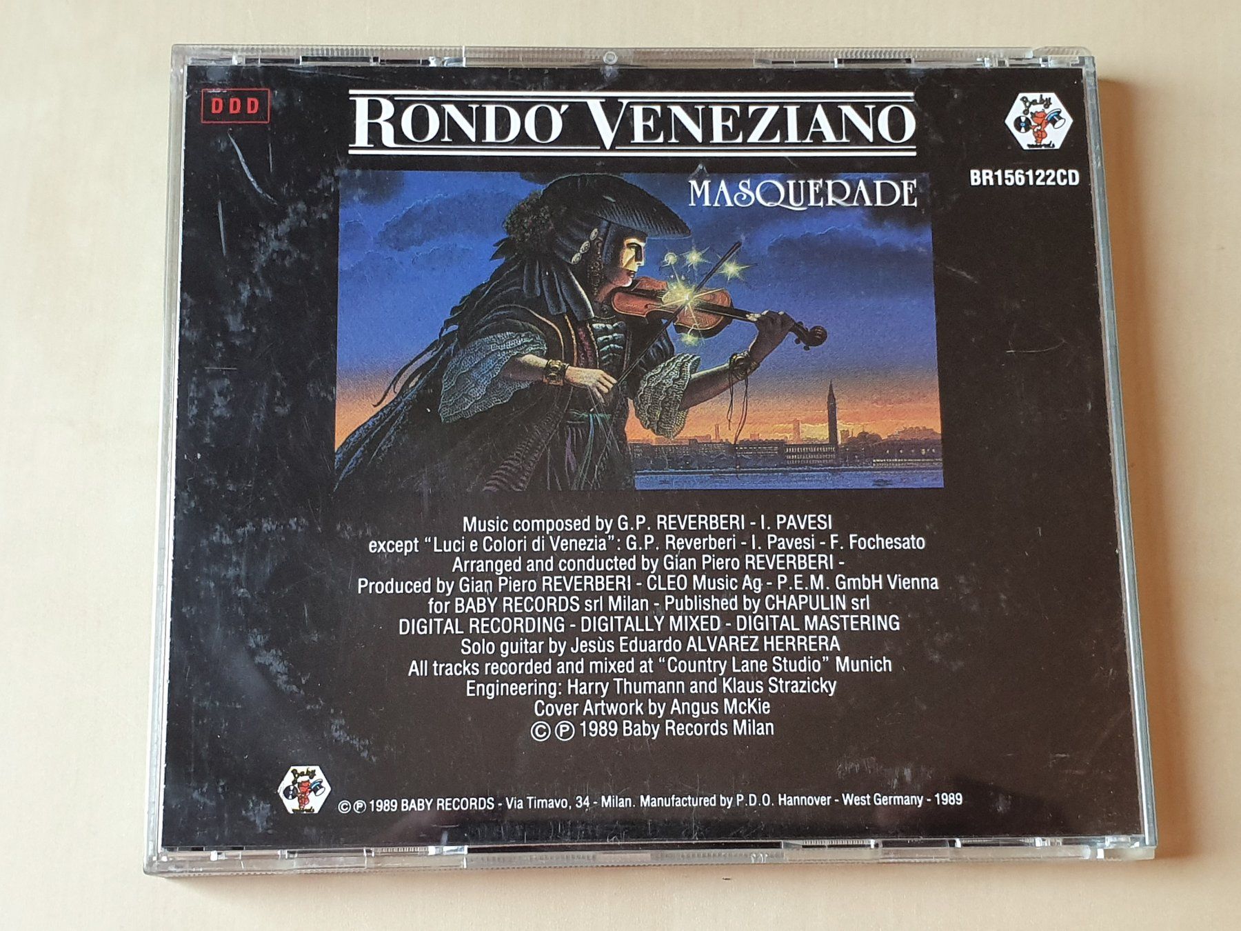 CD: Rondo Veneziano Masquerade – Usato da Stansstad venduto da collectorsshop 1