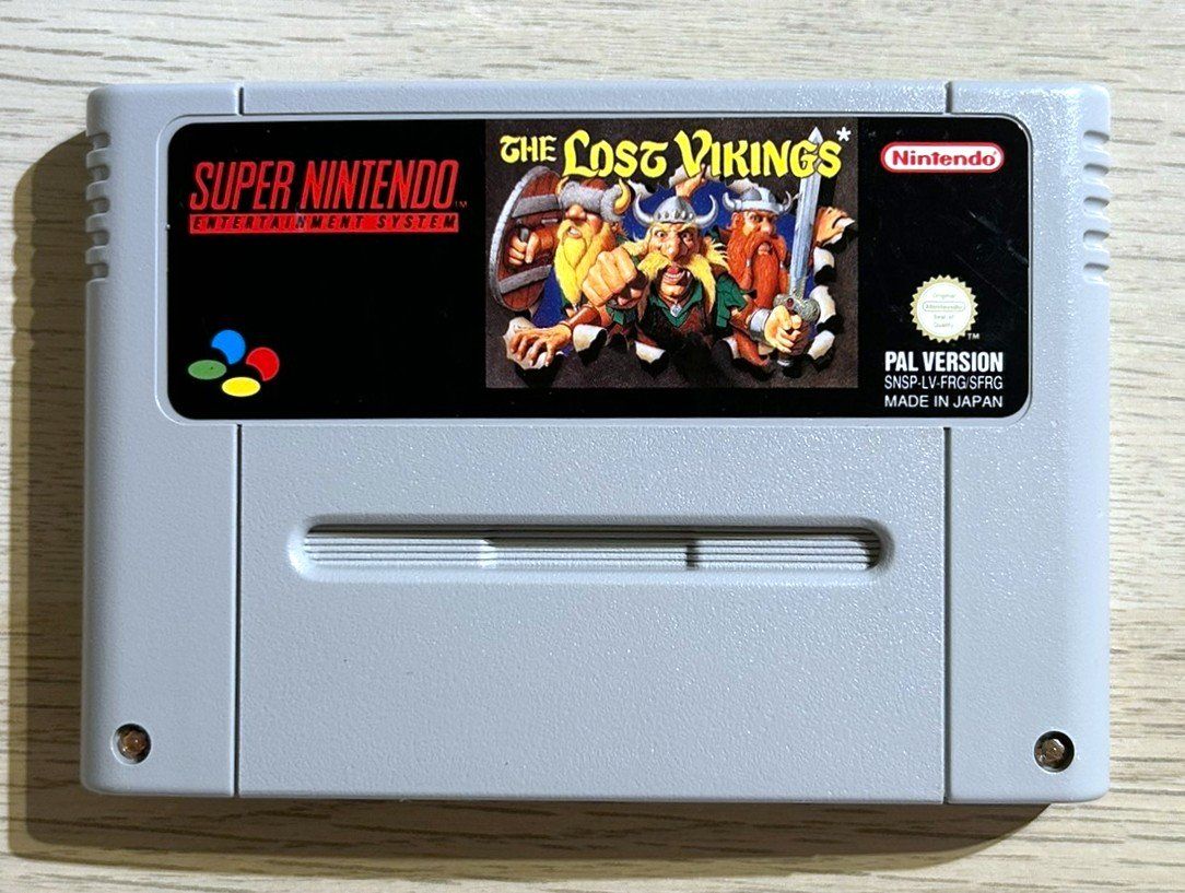 Nintendo Giochi: The Lost Vikings Super Nintendo SNES – Usato da St. Gallen venduto da Alpine.Arcade