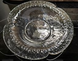 Glas Schale, Vintage Design, Hergiswil Top Zustand!