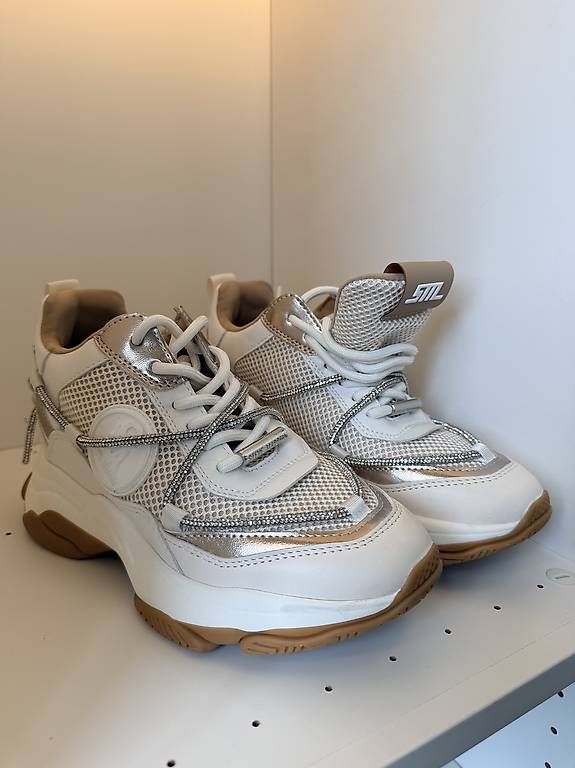 Steve Madden Scarpe da donna: Baskets Steve Madden "Motocross" - Crème & Or Rose 37 – Usato da Biel/Bienne venduto da secondstore 9