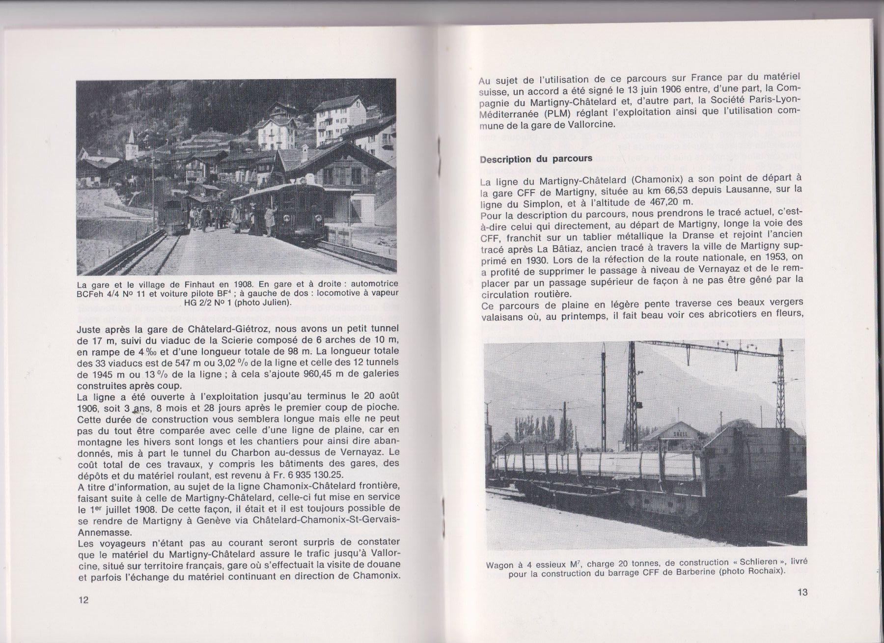 Revues & Magazines: Revue du rail train Bahn - Martigny - Châtelard - Chamonix – D'occasion à Bex par Canouille 1
