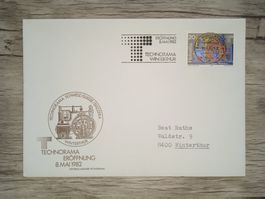 TR18 Enveloppe + Timbre Suisse 1982