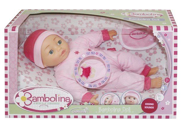 Bambole: Puppe 40 cm mit Sound Kussgeräusche – Nuovo e nell'imballaggio originale da Oensingen venduto da Liquidations-Shop