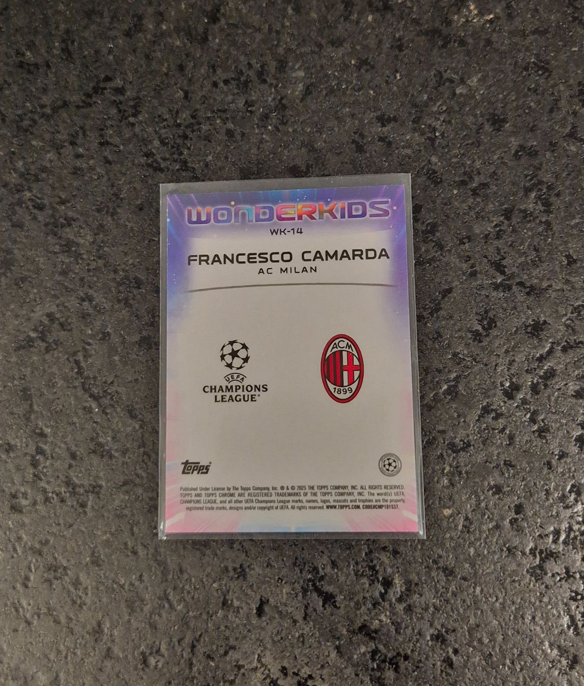 Topps Carte collezionabili: Francesco Camarda - AC Milan - Topps – Nuovo (secondo la descrizione) da Burg AG venduto da Danoe 1