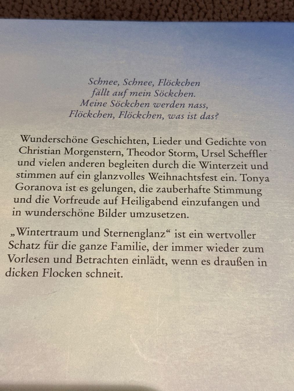 Libri: Buch Wintertraum und Sternenglanz – Nuovo (secondo la descrizione) da Andelfingen venduto da Judy0007 1
