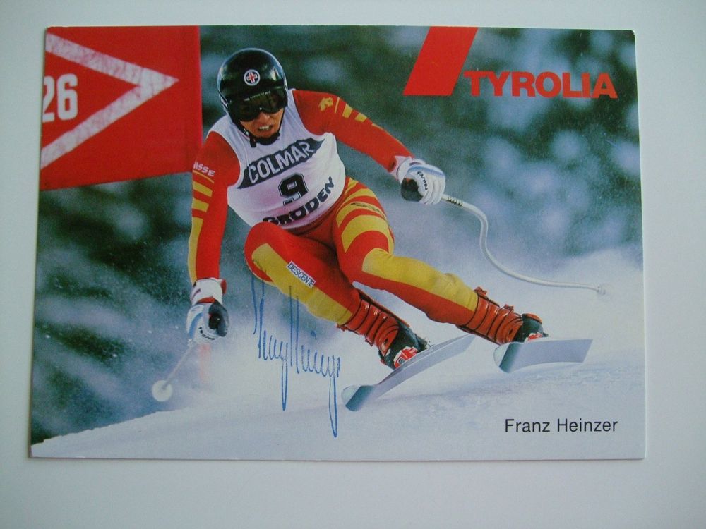 FRANZ HEINZER (CH) SKISTAR HANDSIGNIERT AK ! Kaufen auf Ricardo