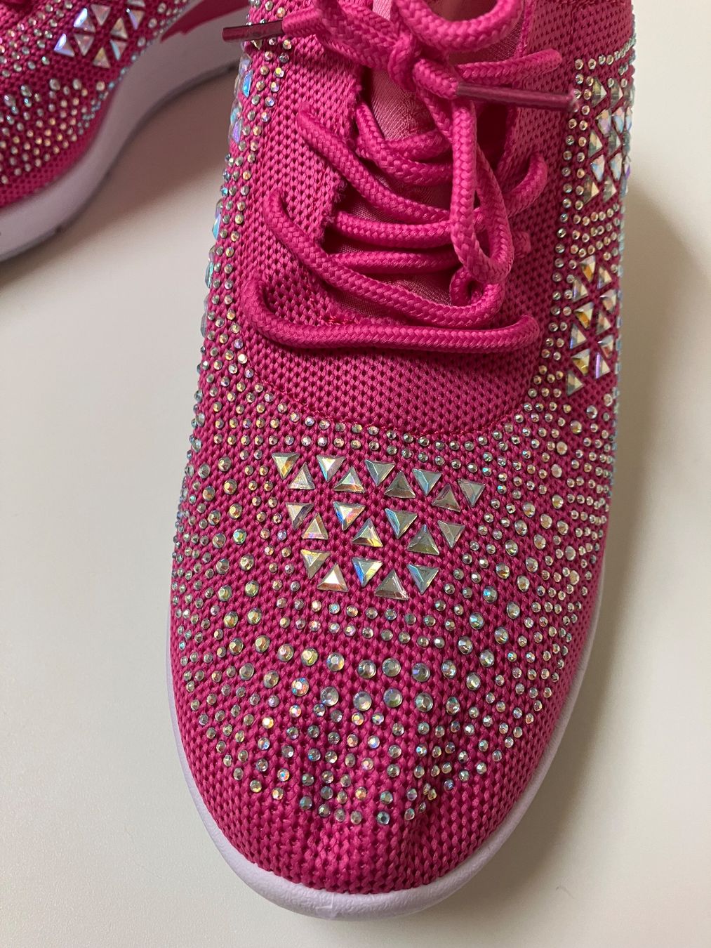 Scarpe da donna: Sneaker Pink Gr.41 mit Glitzersteinchen NEU – Nuovo e nell'imballaggio originale da Schaffhausen venduto da Simmel80 5