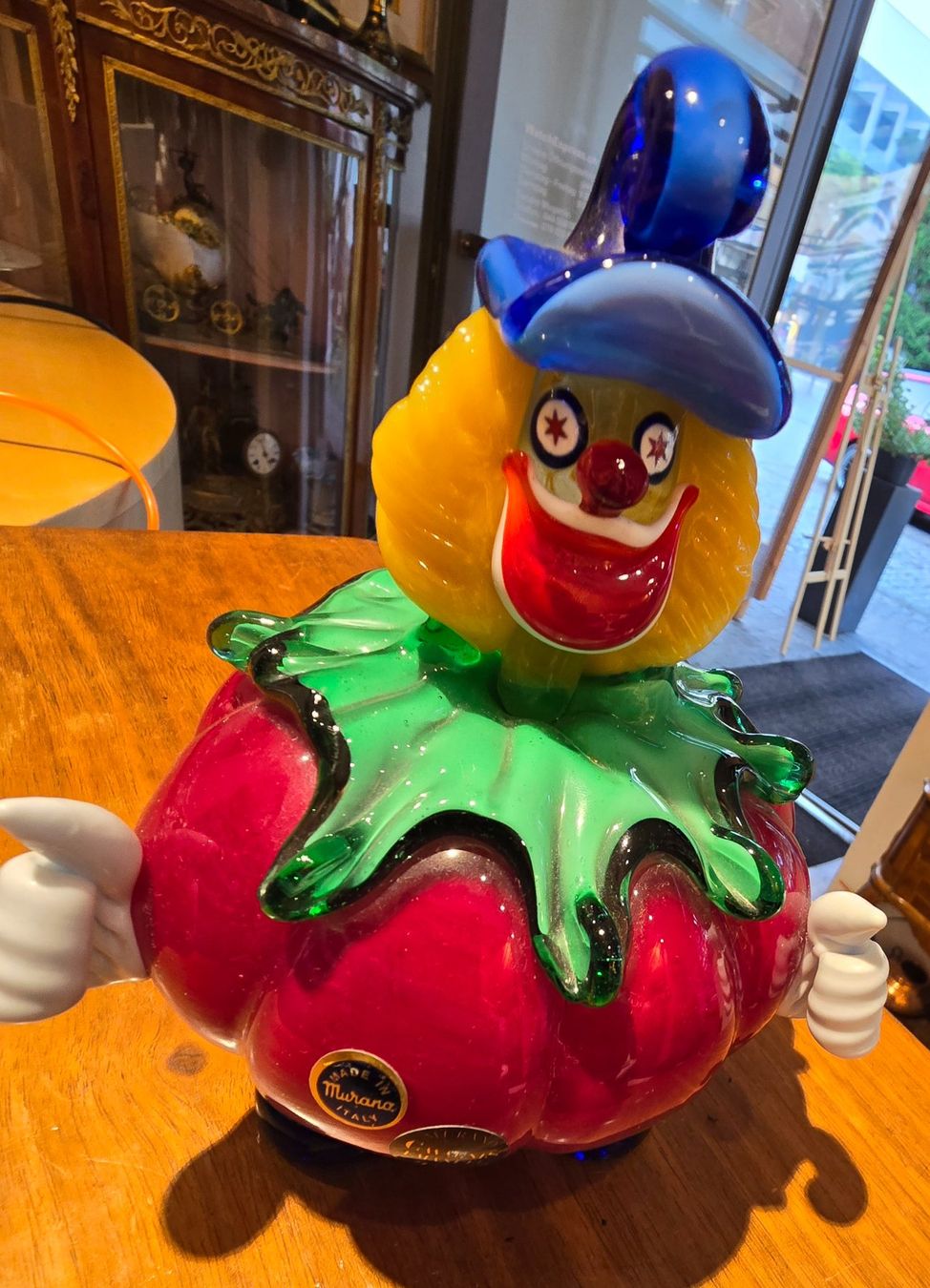 Murano Statuette: Murano Glass CLOWN – Usato da Thalwil venduto da Designer50 6