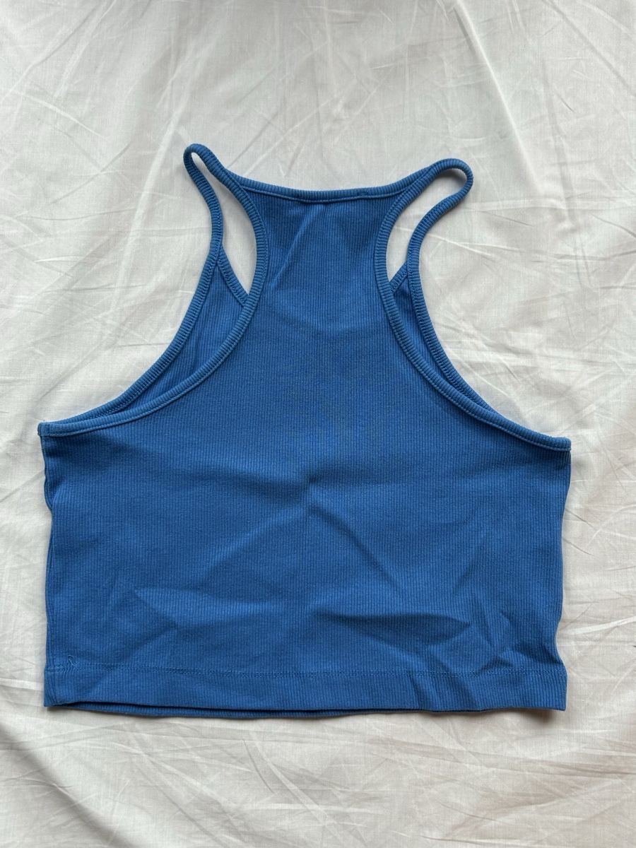 Top: Pull&Bear Top, Grösse L, blau – Usato da Luzern venduto da mor_97g7 1