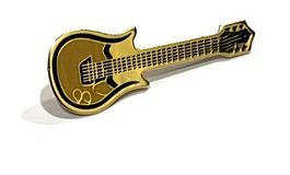 Pin Gitarre goldig