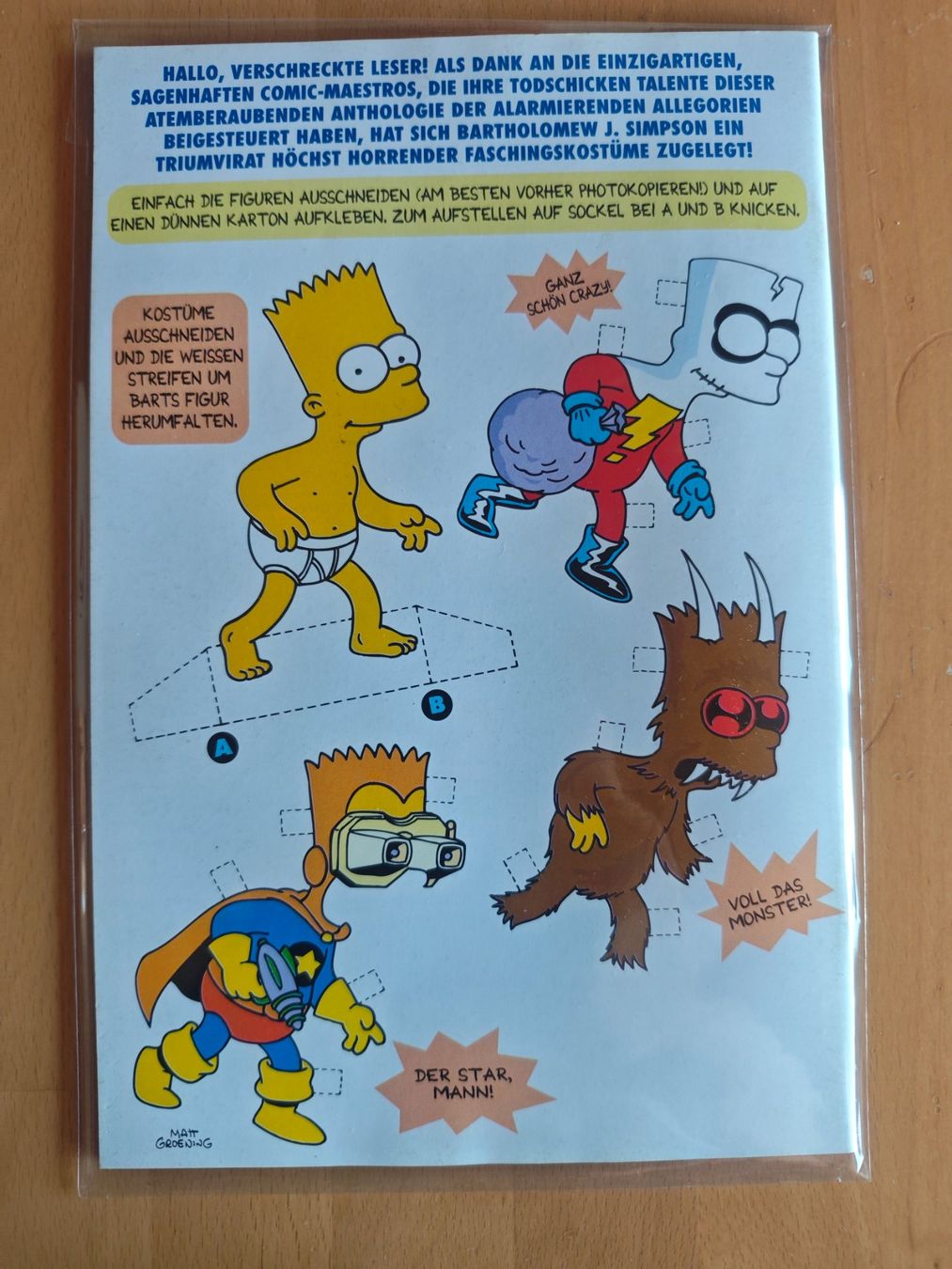 Fumetti: Bart Simpsons Horror Show Comic Sonderheft 1 Top Zustand – Usato da Wolfwil venduto da Rarak 1
