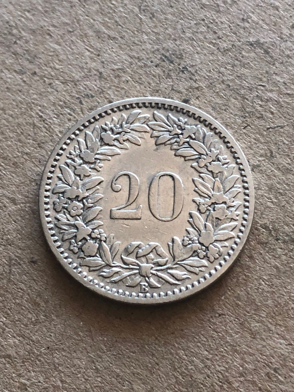 Alle Münzen: 20 Rp. 1897 – Gebraucht aus Schötz von Odpa 1