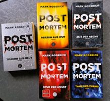 Post Mortem, Mark Roderick. 5x Thriller, Bücherpaket.