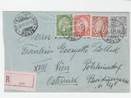 Vatikan, 1933 Heiliges Jahr, Serie auf Brief 28.10.1933