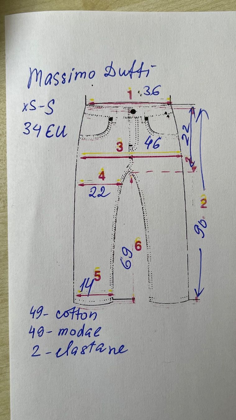 Massimo Dutti Pantaloni: MASSIMO DUTTI XS S/NP65CHF Cotton Modal Elastane – Nuovo (secondo la descrizione) da Kölliken venduto da Prscoo 8