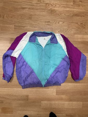 Crazy Reto Jacke Grösse S Lila/mint/weiss