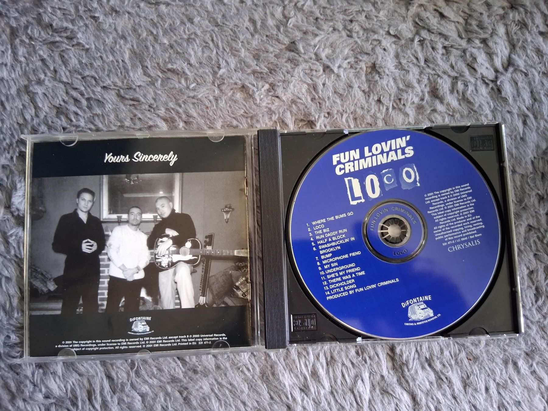 CD: FUN LOVIN' CRIMINALS        LOCO     CD – Usato da Wetzikon ZH venduto da Ramones01 2