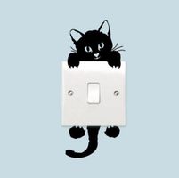 süsser Aufkleber Katze