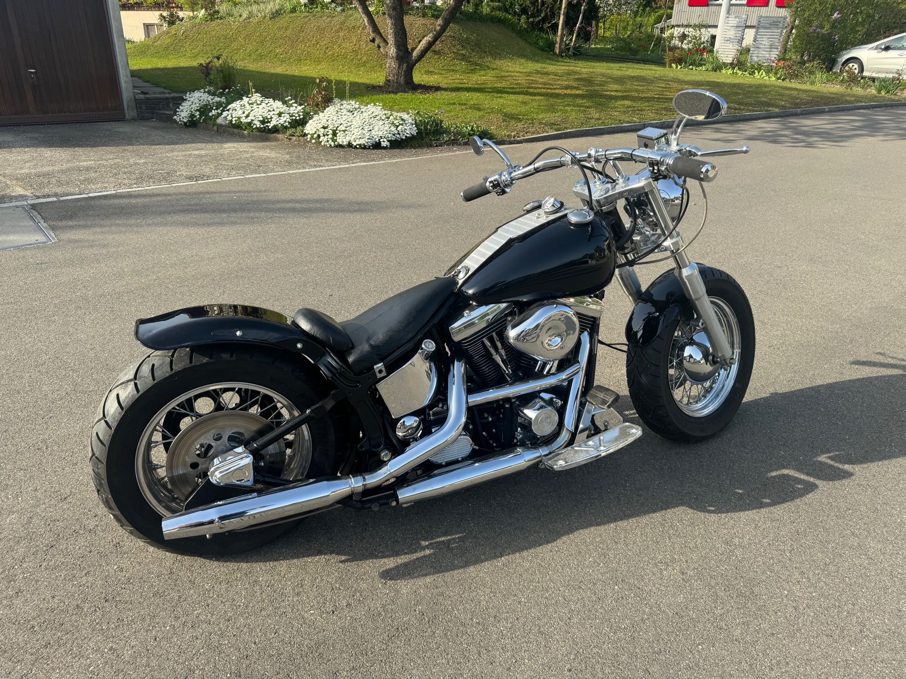 Harley-Davidson Route: Motorrad Harley-Davidson Softail FLST 1340 – D'occasion à Uetliburg SG par filipos02 3