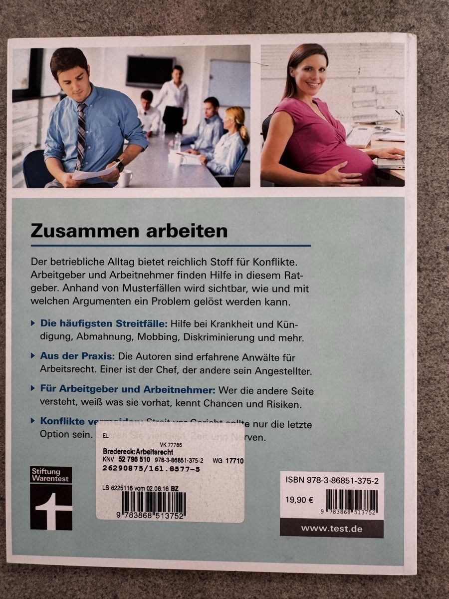 Libri: Arbeitsrecht – Usato da Küssnacht am Rigi venduto da DanielaH0102 1