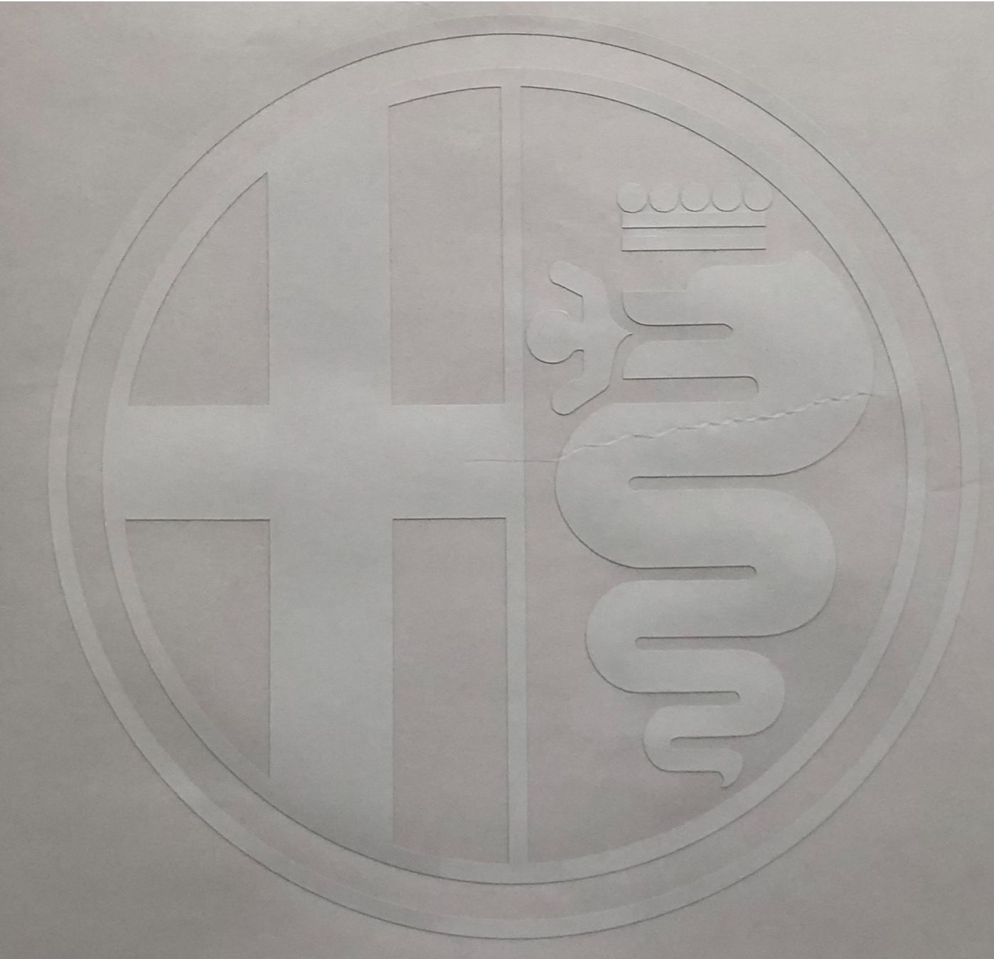 Sticker: Alfa Romeo Emblem Aufkleber Gross format Top Angebot – Nuovo (secondo la descrizione) da Aarau venduto da Foruschweiz 1