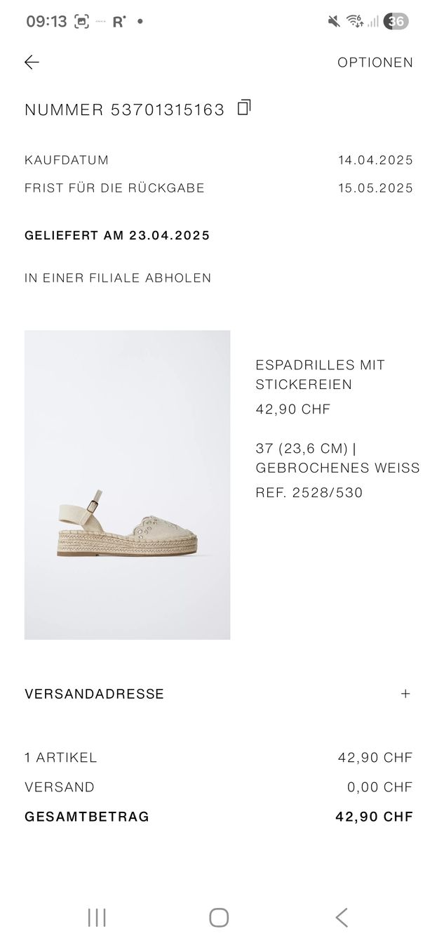 Zara Scarpe da donna: NEU: Espadrilles Sandalen Grösse 37 – Nuovo (secondo la descrizione) da Eschenbach SG venduto da SanFranciscoCalifornia