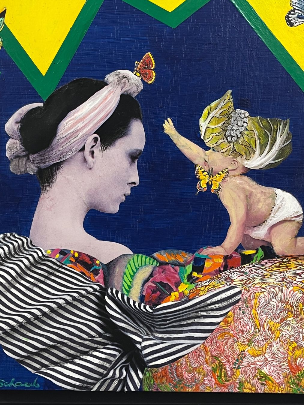 Dipinti: Karin Schaub (1928-2024) - Collage – Usato da Basel venduto da PAUL_ART 3