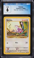 1999 Pokemon Base Set Rattata #61 CGC 6 EXMT