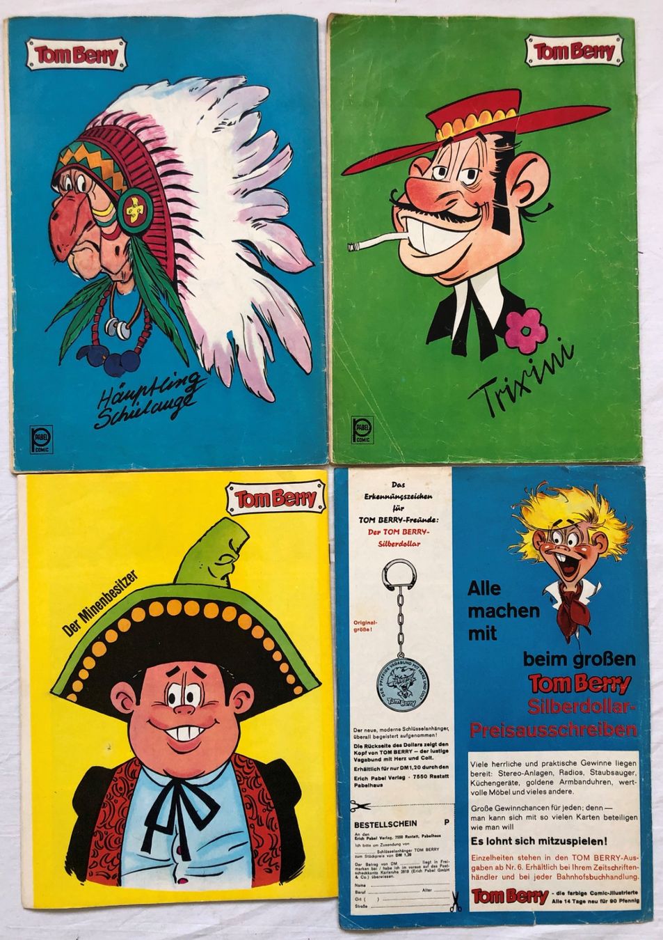 BD: 9x Hefte - Tom Berry - Pabel Verlag – D'occasion à Schaffhausen par durruti 5