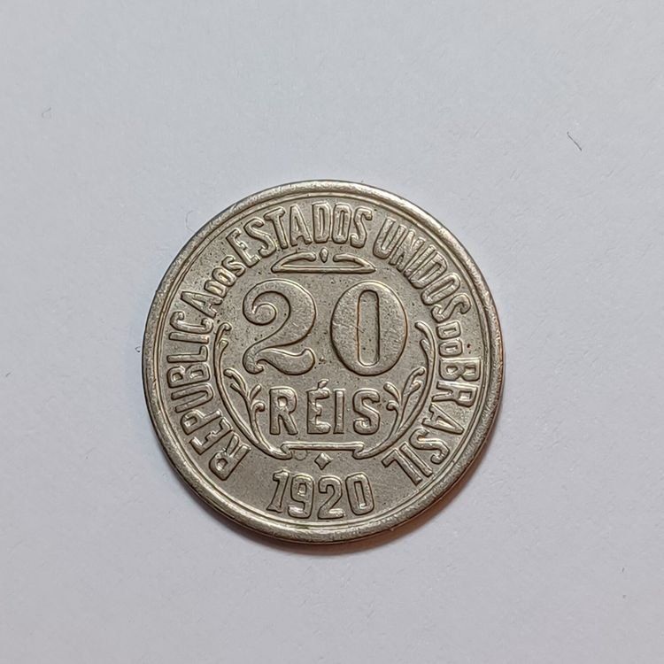 Alle Münzen: 20 Réis 1920 Brasilien unz – Gebraucht aus Pfäffikon ZH von Welt_Muenzen 1