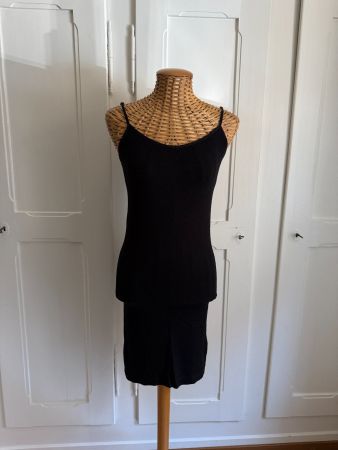 Trägerkleid schwarz S
