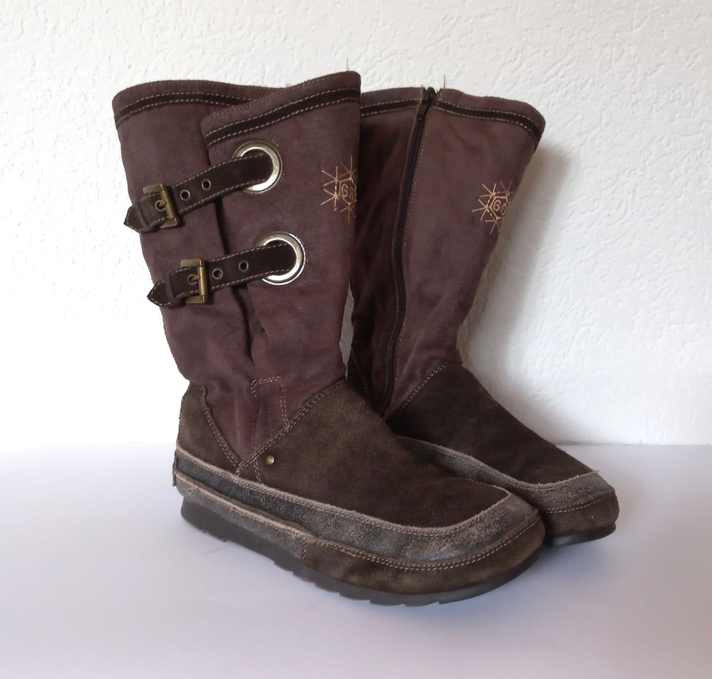 Scarpe da donna: Winterschuhe Leder/Wildleder Gr. 39 – Usato da Bévilard venduto da belkin