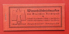 DEUTSCHES REICH RAR WINTERHILFE BAUTEN MARKENHEFT 1936**