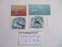 Voll Ort Ersttagsstempel aus 5024 Küttigen