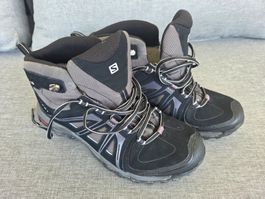 Salomon Hiking Boots Gore-Tex Size 42 Black Grey Used