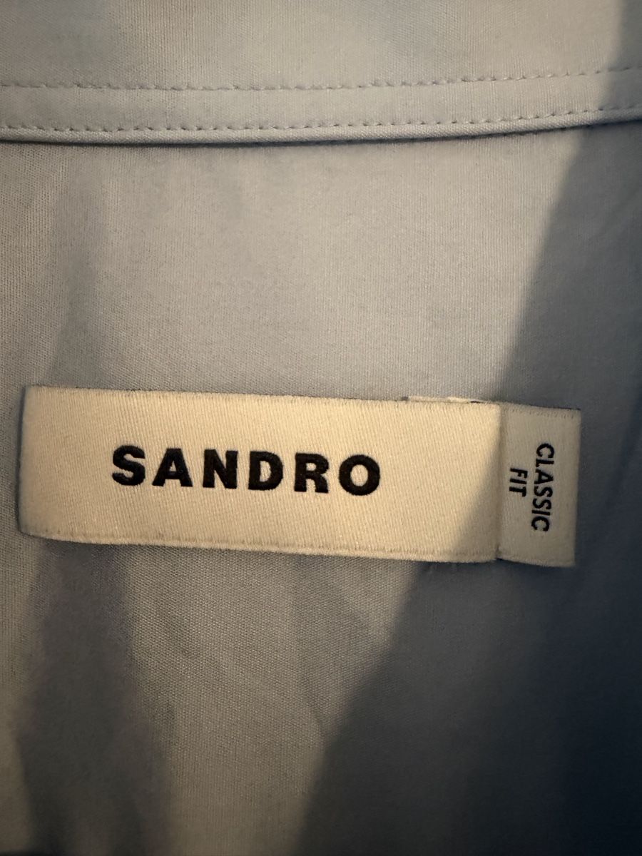Sandro Camicie: Camicia Sandro Classic Fit taglia L azzurra – Usato da Lugano venduto da can_xdd8 2