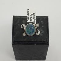 Echt 18K Gold - Opal, Brilliant Ring