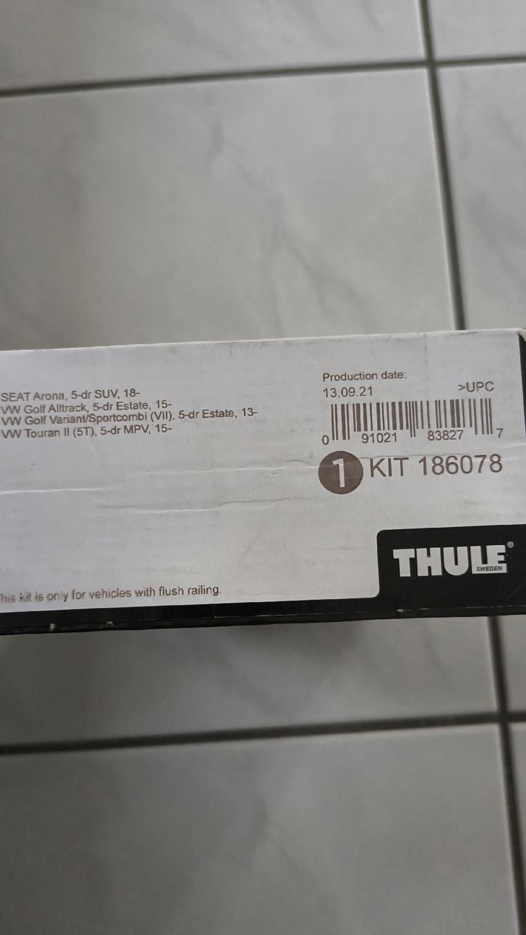 Thule Portapacchi: Thule Kit 186078 – Usato da Künten venduto da Momi29