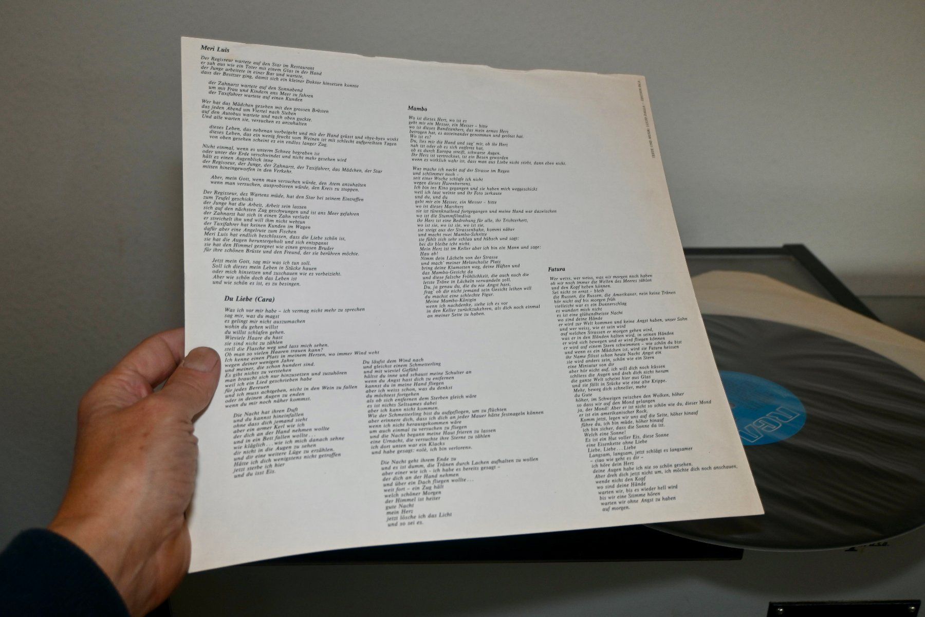 Dischi in vinile: Dalla SAME ITALY LP 1980 m/TEXTBLATT – Usato da Pfaffhausen venduto da mono_rec 7