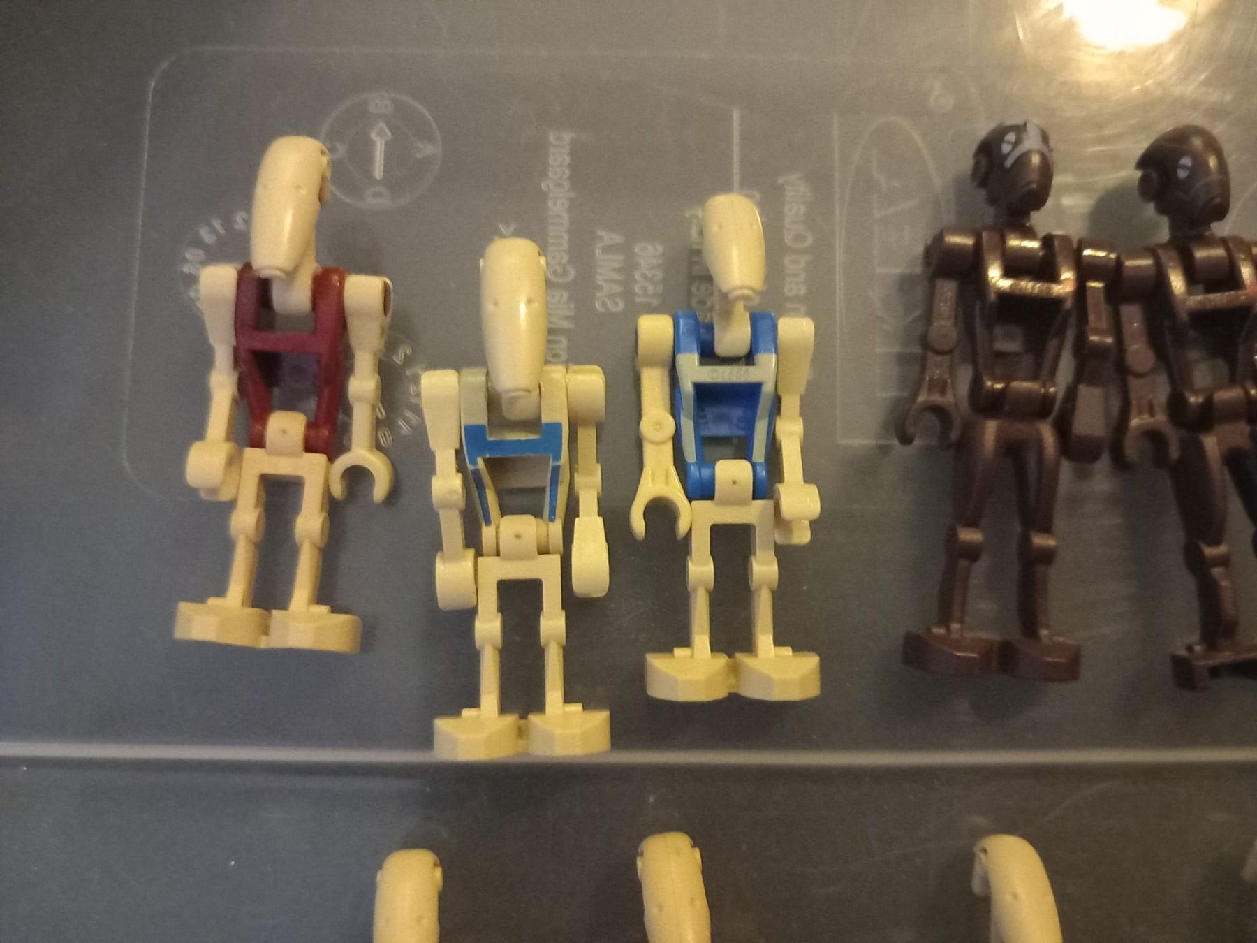 Lego Statuette: 15  Lego Star Wars Druiden, Battle Doid ... – Usato da Maschwanden venduto da summernight7 3