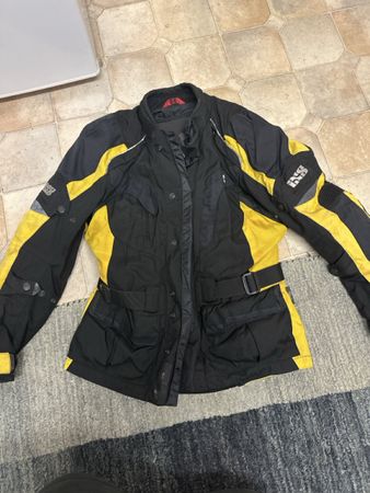 Motorradjacke ixs schwarz gelb Grösse L gebraucht
