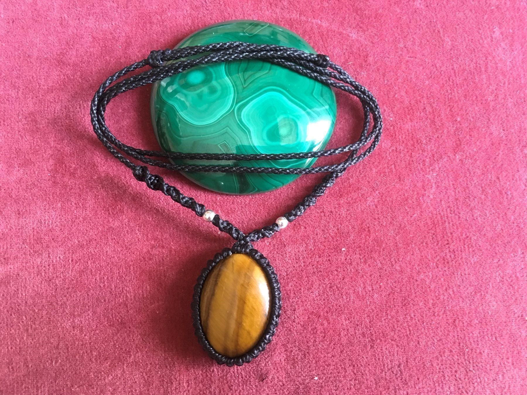 Catenine: Tigerauge  aus Brasilien – Nuovo e nell'imballaggio originale da Zürich venduto da MEVAS-Schmuck 1